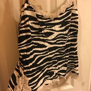 Calvin Klein Jeans lace trim tank top-size M